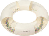 Sunnylife: Slim Tube Pool Ring - Cotton Candy Stripe
