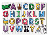 Melissa & Doug: See-Inside Alphabet - Wooden Peg Puzzle