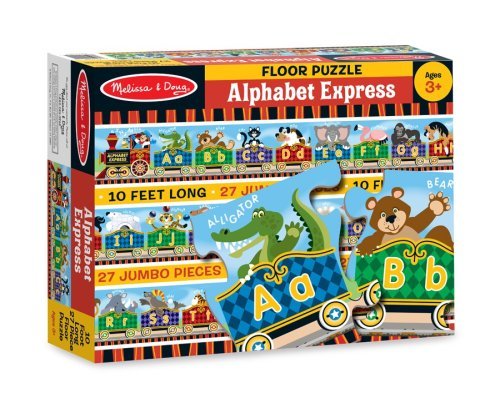 Melissa & Doug: Alphabet Express - 27-Piece Floor Puzzle