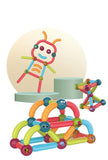 Magic Magnet Park - Puzzle Magnetic Stick Building Blocks - 128PCS