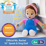 Ms. Rachel: Ms. Rachel Speak & Sing Doll - 12" Plush Toy