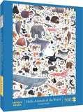 Chronicle Books: Hello Animals of the World Puzzle (500pc Jigsaw) Board Game