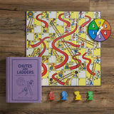 Chutes and Ladders: Classic Game - Vintage Bookshelf Edition
