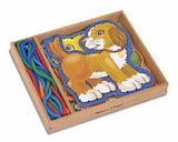 Melissa & Doug: Wooden Lace and Trace Learning Toy - Pets