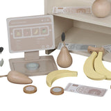 Kids Montessori Market Stand Wooden Play Set