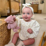 Snuggle Bunnies: George the Bear - Powder Pink 20cm Plush Toy