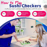 Project Genius: Sushi Checkers Board Game