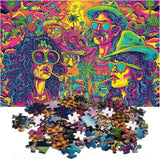 Trippy Puzzles: Groovy Gathering Puzzle (1000pc Jigsaw) Board Game