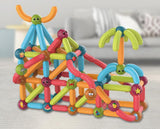 Magic Magnet Park - Puzzle Magnetic Stick Building Blocks - 128PCS