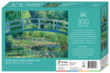 Hinkler: Bridge Over a Pond of Water Lilies - Large Piece Puzzle (300pc Jigsaw) Board Game