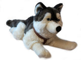 Lying Down Husky Dog Plush Toy 60cm