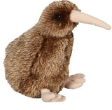 Brown Kiwi w/Sound 15cm Plush Toy