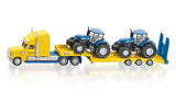 Siku: Truck with New Holland Tractors