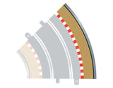 Scalextric 45 Degree Radius 2 Curve Outer Track Borders