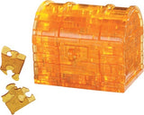 Crystal Puzzle: Gold Treasure Chest (52pc) Board Game