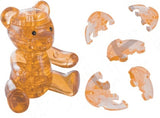 Crystal Puzzle: Brown Teddy Bear (41pc) Board Game