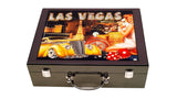 Dal Rossi: Las Vegas - 500 Poker Chips in 11.5 Carnon Fibre Case Board Game