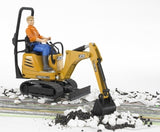 Bruder JCB Micro Excavator 8010 CTS with Figure