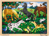 Melissa & Doug: Frolicking Horses Jigsaw Puzzle - 48 Pieces