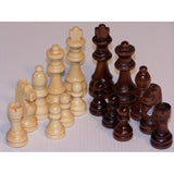 90mm Wooden Chessmen in Wooden Box