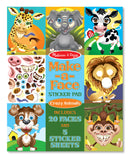 Melissa & Doug: Make-a-Face Crazy Animals Sticker Pad