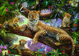 Leopard Family (1000pc Jigsaw)