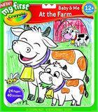 My First Colour & Sticker Book At The Farm - Crayola