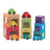 Melissa & Doug: Nesting and Sorting Garages and Vehicles