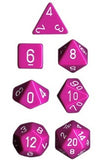Chessex - Polyhedral Dice Set - Light Purple/White