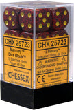 Chessex: Speckled 16mm D6 Block - Mercury