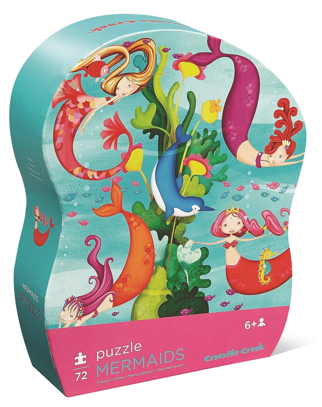 Crocodile Creek: Mermaids Jr. Puzzle - 72pc