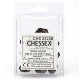 Chessex D10 Dice set: Black & Gold