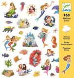Djeco: 160pc Stickers Set (Mermaids)
