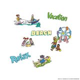 Vacation Doodle - Stickers Book
