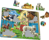 Larsen: Farm Animals - 23 Piece Puzzle