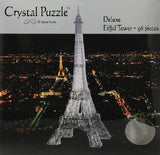 Crystal Puzzle: Black Eiffel Tower (96pc)