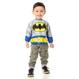 Bumkins Costume Sleeved Bib - Batman