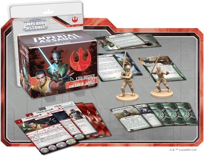 Star Wars: Imperial Assault: Ezra Bridger & Kanan Jarrus - Ally Pack