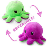 TeeTurtle: Reversible Mini Plush - Octopus (Green/Purple)