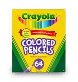 Crayola Colored Pencils Short with Sharpener (64 Pack)