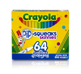 Crayola Pip-Squeaks Skinnies Markers (64 Pack)