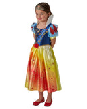 Snow White Rainbow Deluxe Costume - Size 6-8