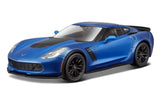 Maisto: 1:24 Die-Cast Vehicle - 2015 Corvette Z06 (Blue)