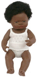 Miniland: Anatomically Correct Baby Doll - African Girl (38cm)