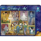 Works of Art: Gustav Klimt Gallery (1000pc Jigsaw)