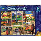 Works of Art: In Gauguin's Atelier (1000pc Jigsaw)