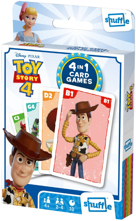 Shuffle: 4-In-1 Card Games - Toy Story 4