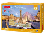 Cubic Fun: City Line 3D Puzzle - Paris
