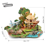 Cubic Fun: National Geographic: 3D Puzzle - Rain Forest