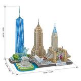 Cubic Fun: City Line 3D Puzzle - New York